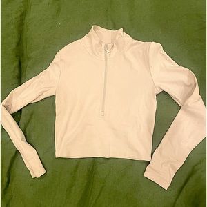 Aritzia Sunday Best Cropped Quarter Zip [Worn 3x!]